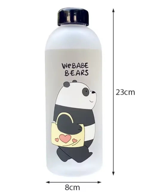 Apex Aesthetic Straw Transparent Water Bottle